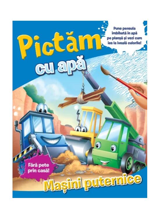 Copertă produs Pictăm cu apă. Mașini puternice - gallery big 1
