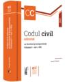 Copertă produs Codul civil adnotat cu doctrină și jurisprudență (Vol. 1 – art. 1-952) - thumb 1