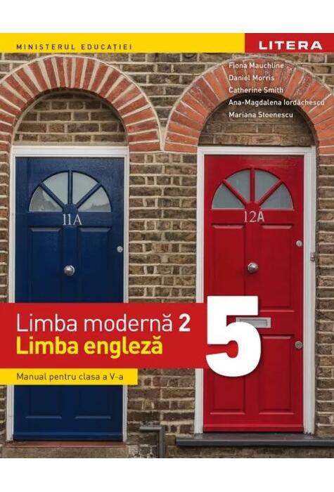 Copertă produs Manual. Limba modernă 2. Limba engleză. Clasa a V-a
