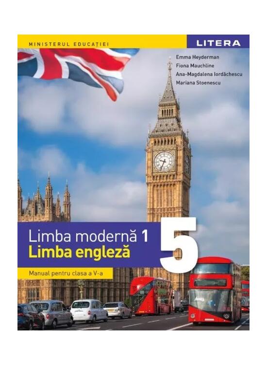 Copertă produs Manual. Limba modernă 1. Limba engleză. Clasa a V-a - gallery big 1