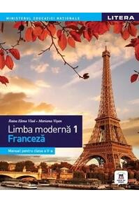 Copertă produs Manual. Limba modernă 1. Limba franceză. Clasa a V-a