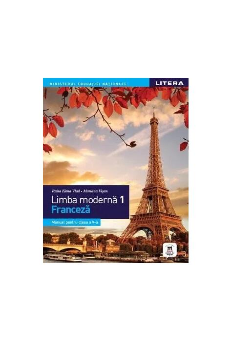 Copertă produs Manual. Limba modernă 1. Limba franceză. Clasa a V-a