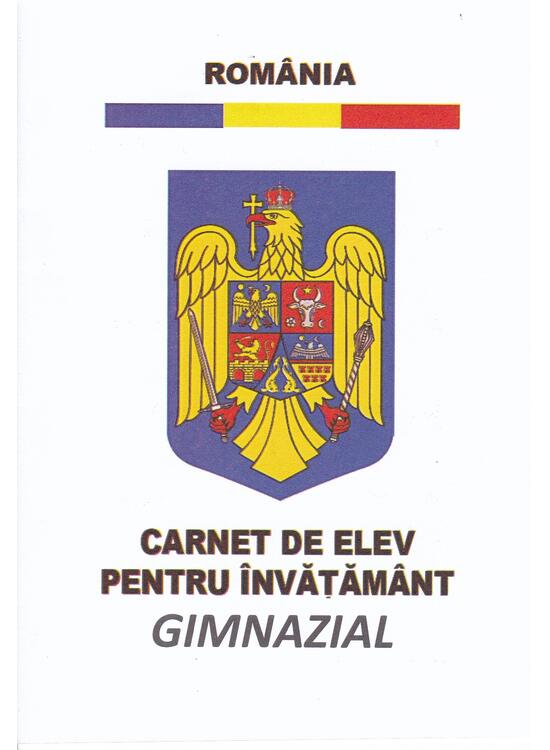 Copertă produs Carnet de elev pentru clasele V-VIII - gallery big 1