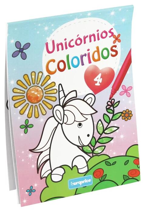 Copertă produs Carte de colorat Unicorni (Vol. 4)