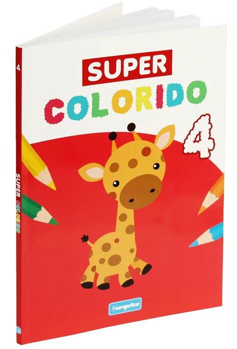 Copertă produs Carte de colorat Super Colorido (Vol. 4)