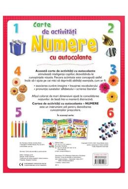 Copertă produs Numere. Carte de activităţi cu autocolante (3-6 ani)