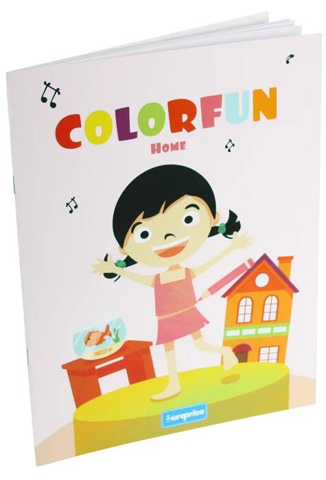 Copertă produs Carte de colorat Colorfun (Home)
