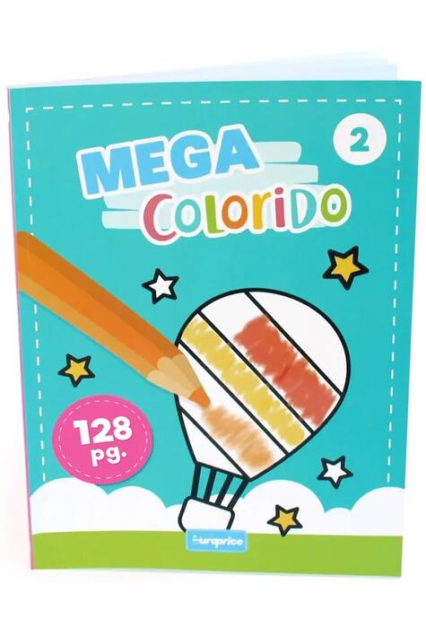 Copertă produs Carte de colorat Mega Colorido (Vol. 2)