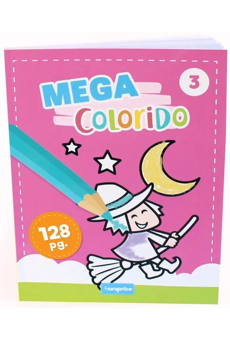 Copertă produs Carte de colorat Mega Colorido (Vol. 3)