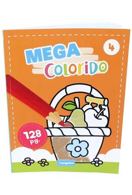 Copertă produs Carte de colorat Mega Colorido (Vol. 4)