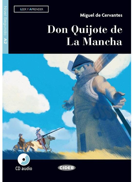 Copertă produs Don Quijote de La Mancha, Black Cat Lectores espa&ntilde;oles y recursos digitales, A2, Nivel 2 - gallery big 1