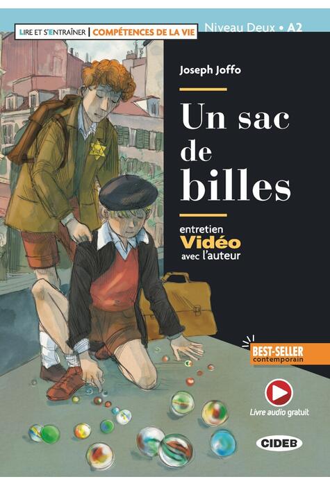 Copertă produs Un sac de billes + App (Niveau Deux A2)