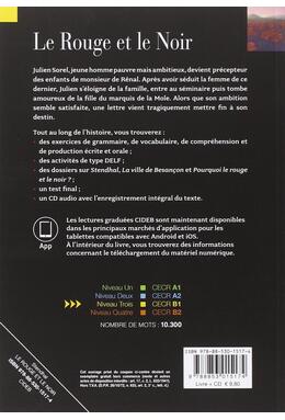 Copertă produs Le Rouge et le Noir + CD + App (Niveau Trois B1)