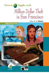 Copertă produs Million Dollar Theft in San Francisco + Audio CD + App (A2/B1)