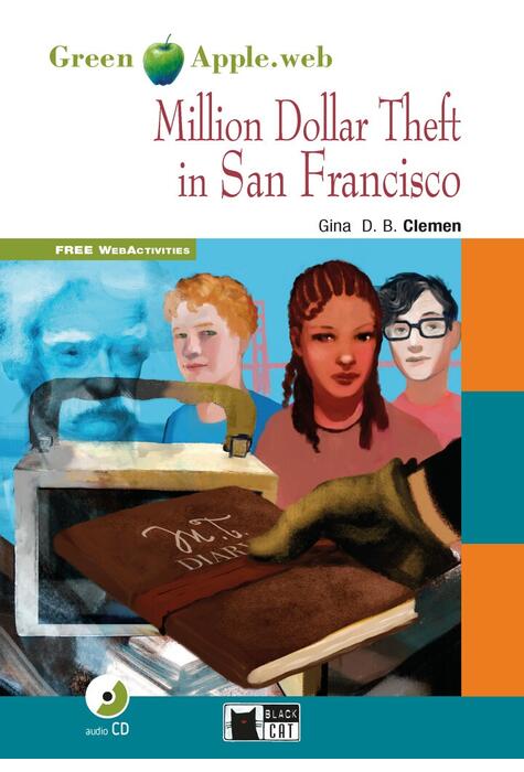 Copertă produs Million Dollar Theft in San Francisco + Audio CD + App (A2/B1)