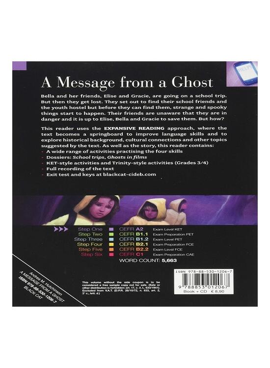 Copertă produs A Message from a Ghost + Audio CD (Step One A2) - gallery big 2