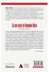 Copertă produs Ce am văzut &icirc;n Rom&acirc;nia Mică