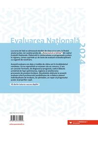 Copertă produs Evaluarea Națională 2024 la finalul clasei a VI-a. Matematică și Științe