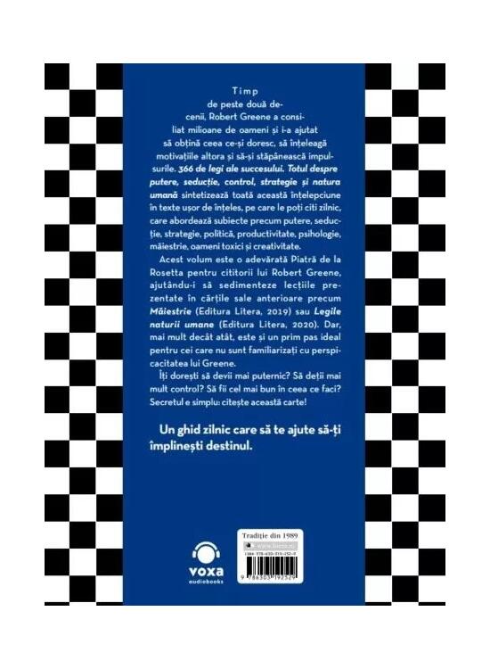Copertă produs 366 de legi ale succesului - gallery big 2