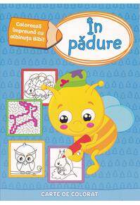 Copertă produs Colorează împreună cu albinuța Bibi - În pădure