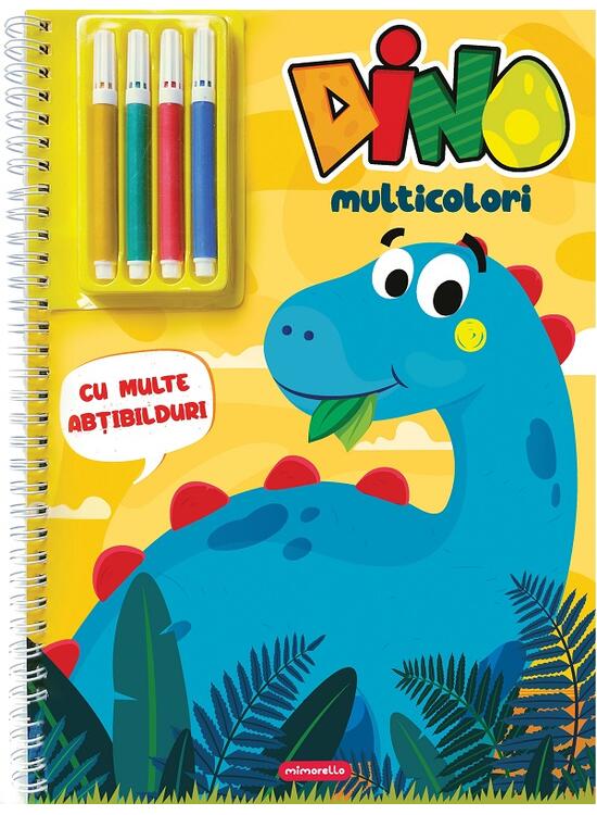 Copertă produs Dino multicolori cu multe abțibilduri - gallery big 1