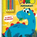 Copertă produs Dino multicolori cu multe abțibilduri - gallery small 