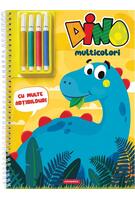 Imagine produs Dino multicolori cu multe abțibilduri
