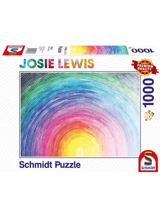 Copertă produs Puzzle 1000 piese Schmidt: Josie Lewis - Curcubeul &icirc;n creștere - gallery big 1