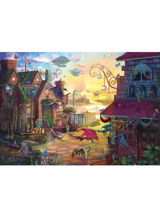 Copertă produs Puzzle 1000 piese Schmidt: Rose Cat Khan - Dragon Mail - gallery big 2