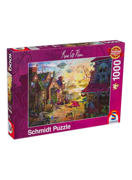 Copertă produs Puzzle 1000 piese Schmidt: Rose Cat Khan - Dragon Mail - gallery big 1