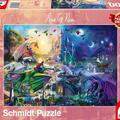 Copertă produs Puzzle Schmidt: Rose Cat Khan - Competiție nocturnă de dragoni, 1000 piese - gallery small 