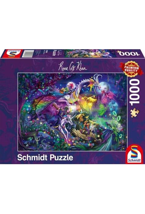Copertă produs Puzzle 1000 piese Schmidt: Rose Cat Khan - Circul de noapte de vară
