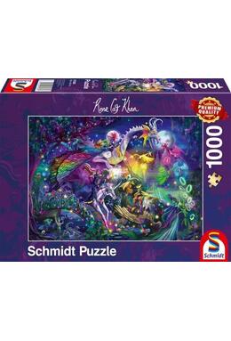 Copertă produs Puzzle 1000 piese Schmidt: Rose Cat Khan - Circul de noapte de vară