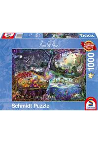 Copertă produs Puzzle Schmidt: Rose 1000 piese Cat Khan - Poarta celor patru regate