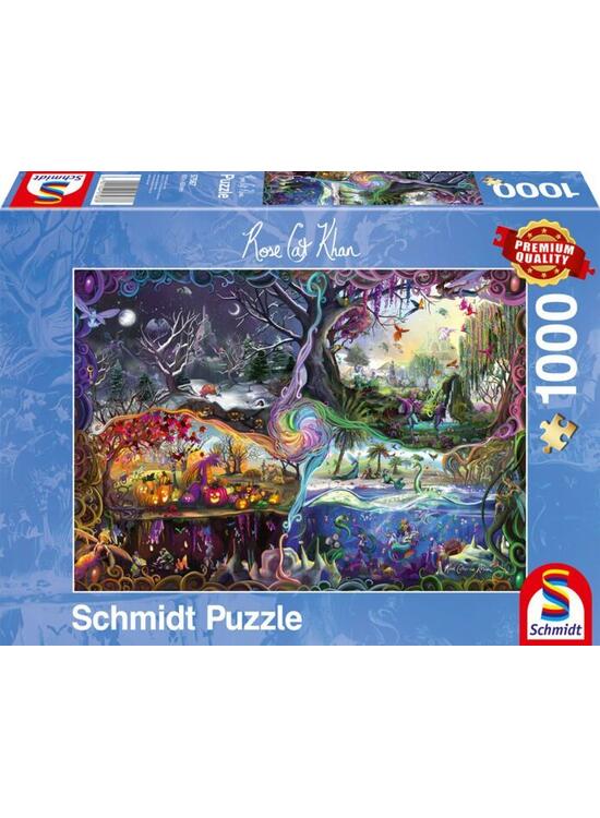 Copertă produs Puzzle Schmidt: Rose 1000 piese Cat Khan - Poarta celor patru regate - gallery big 1