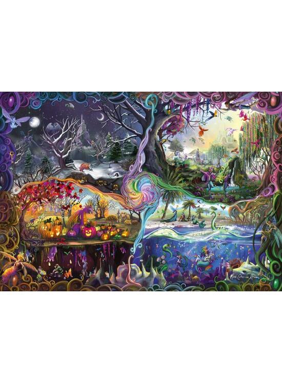 Copertă produs Puzzle Schmidt: Rose 1000 piese Cat Khan - Poarta celor patru regate - gallery big 2