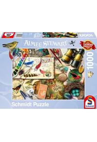 Copertă produs Puzzle 1000 piese Schmidt: Aimee Stewart - Observarea păsărilor