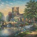 Copertă produs Puzzle 1000 piese Schmidt: Thomas Kinkade - Capelă din lemn de salcie - gallery small 