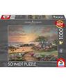 Copertă produs Puzzle 1000 piese Schmidt: Thomas Kinkade - Căsuță pe malul mării - thumb 1