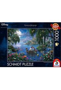 Copertă produs Puzzle 1000 piese Schmidt: Thomas Kinkade - Mica Sirenă și Prințul Eric