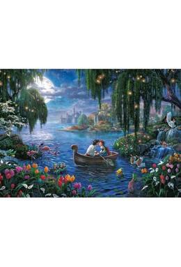 Copertă produs Puzzle 1000 piese Schmidt: Thomas Kinkade - Mica Sirenă și Prințul Eric