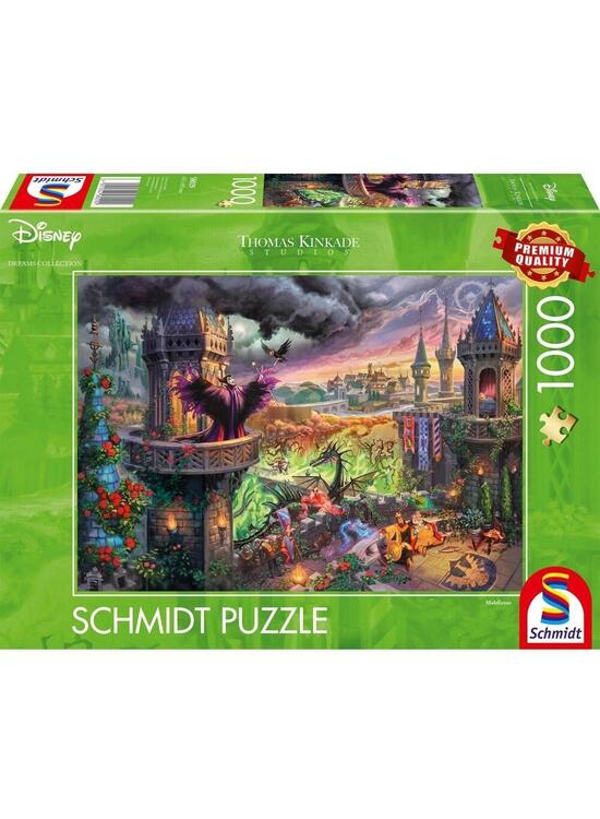 Copertă produs Puzzle 1000 piese Schmidt: Thomas Kinkade - Disney Maleficient - gallery big 1