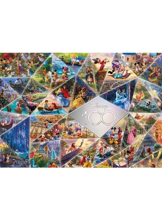 Copertă produs Puzzle 1000 piese Schmidt: Thomas Kinkade - Mozaic 100 de ani Disney - gallery big 2