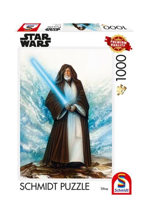 Copertă produs Puzzle 1000 piese Schmidt: Monte Moore - Star Wars, Maestrul Jedi
