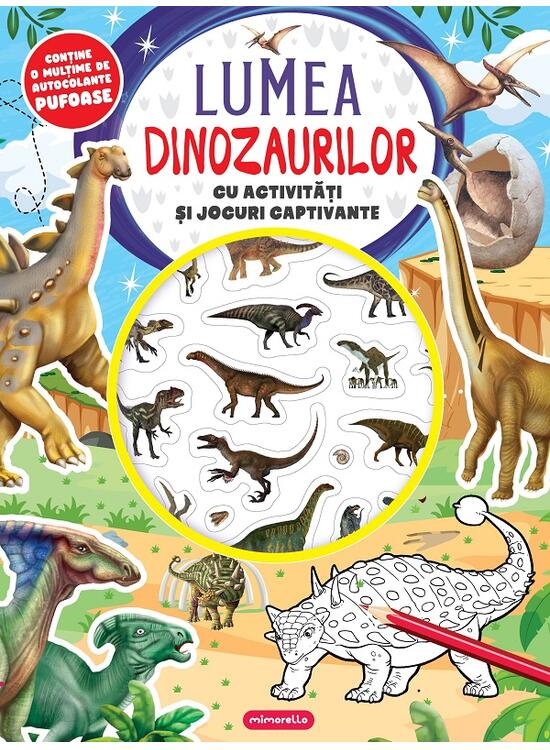 Copertă produs Lumea dinozaurilor cu activități și jocuri captivante - gallery big 1