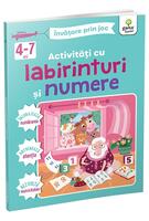 Imagine produs Activități cu labirinturi și numere 4-7 ani