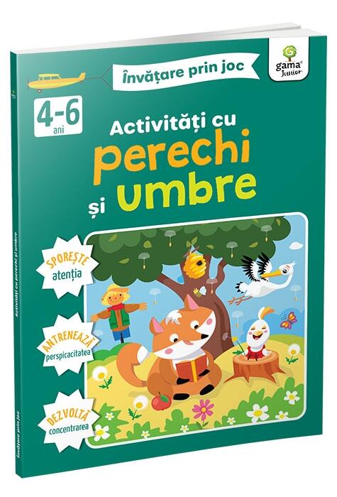 Copertă produs Activități cu perechi și umbre 4-6 ani