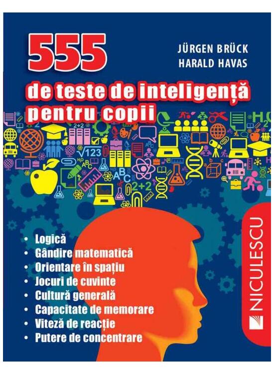 Copertă produs 555 de teste de inteligenţă pentru copii - gallery big 1