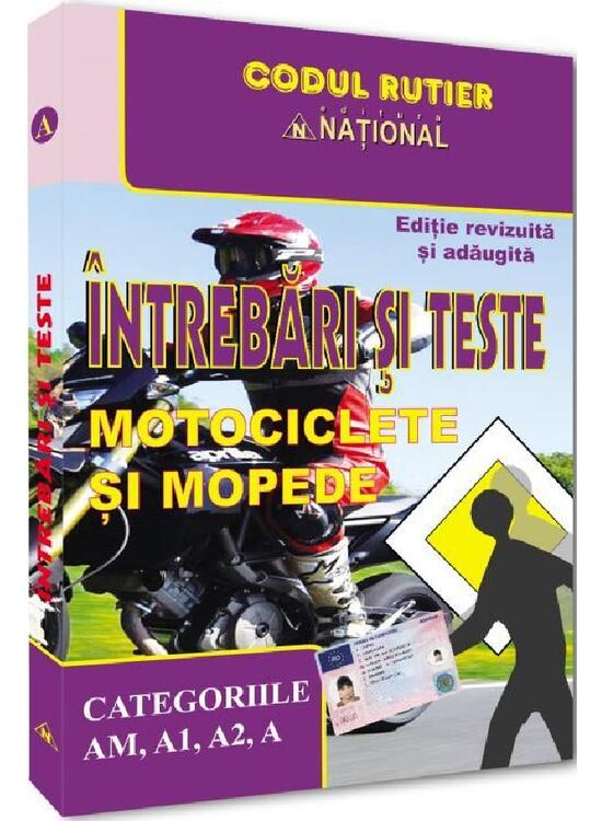 Copertă produs &Icirc;ntrebări şi teste pentru obţinerea permisului de conducere auto - categoria AM, A1, A2, A - 2023 - gallery big 1