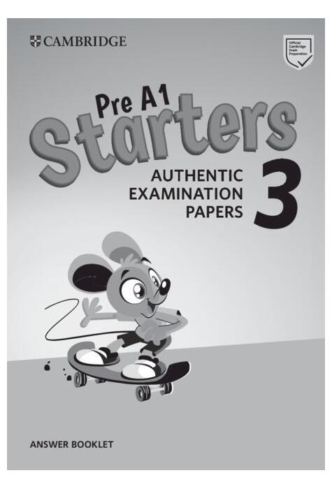 Copertă produs Pre A1 Starters 3, Answer Booklet for Revised Exam from 2018